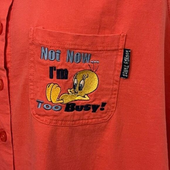 Looney Tunes 90's #Tweety Bird sleeveless Shirt. Size XL - Picture 2 of 4